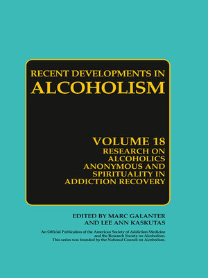 cover image of Research on Alcoholics Anonymous and Spirituality in Addiction Recovery